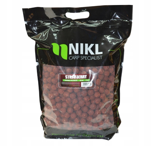 Kulki proteinowe Nikl Economic Feed Strawberry 5 kg Ø 24 mm