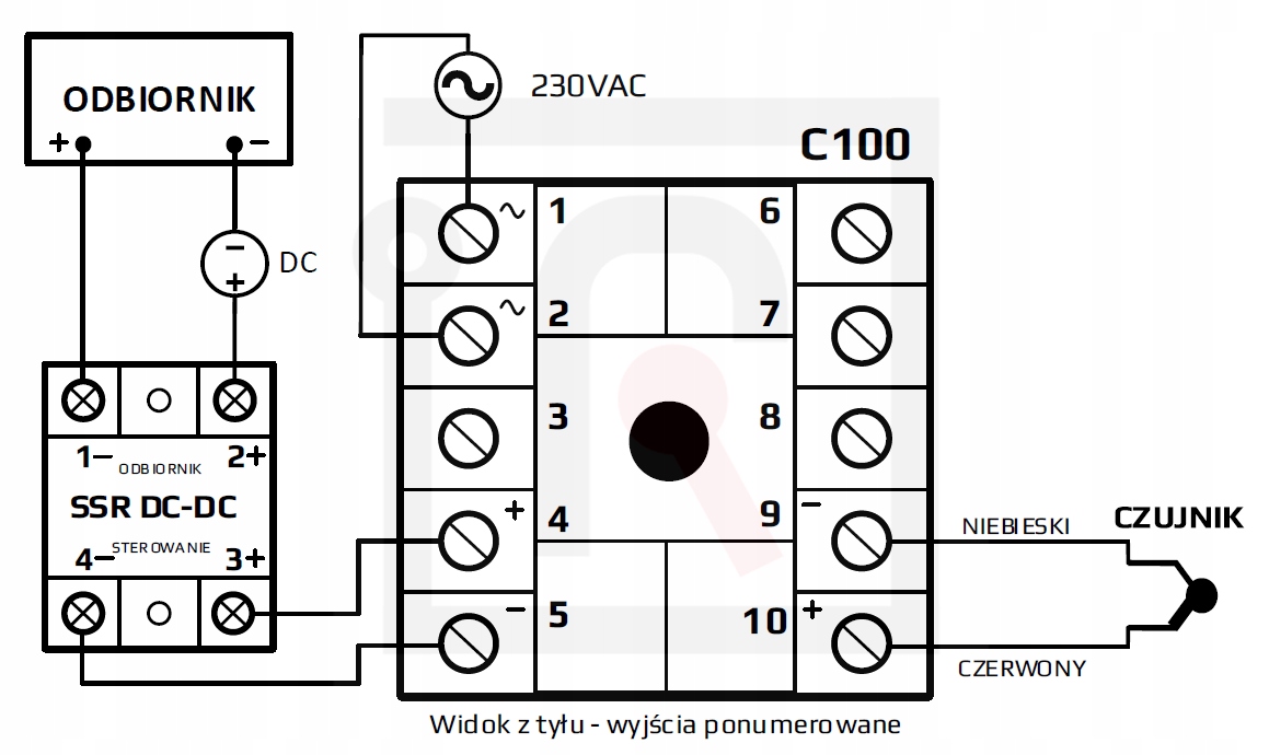 регулятор температури re-C100V czui SSR 25A комп'ютерне управління