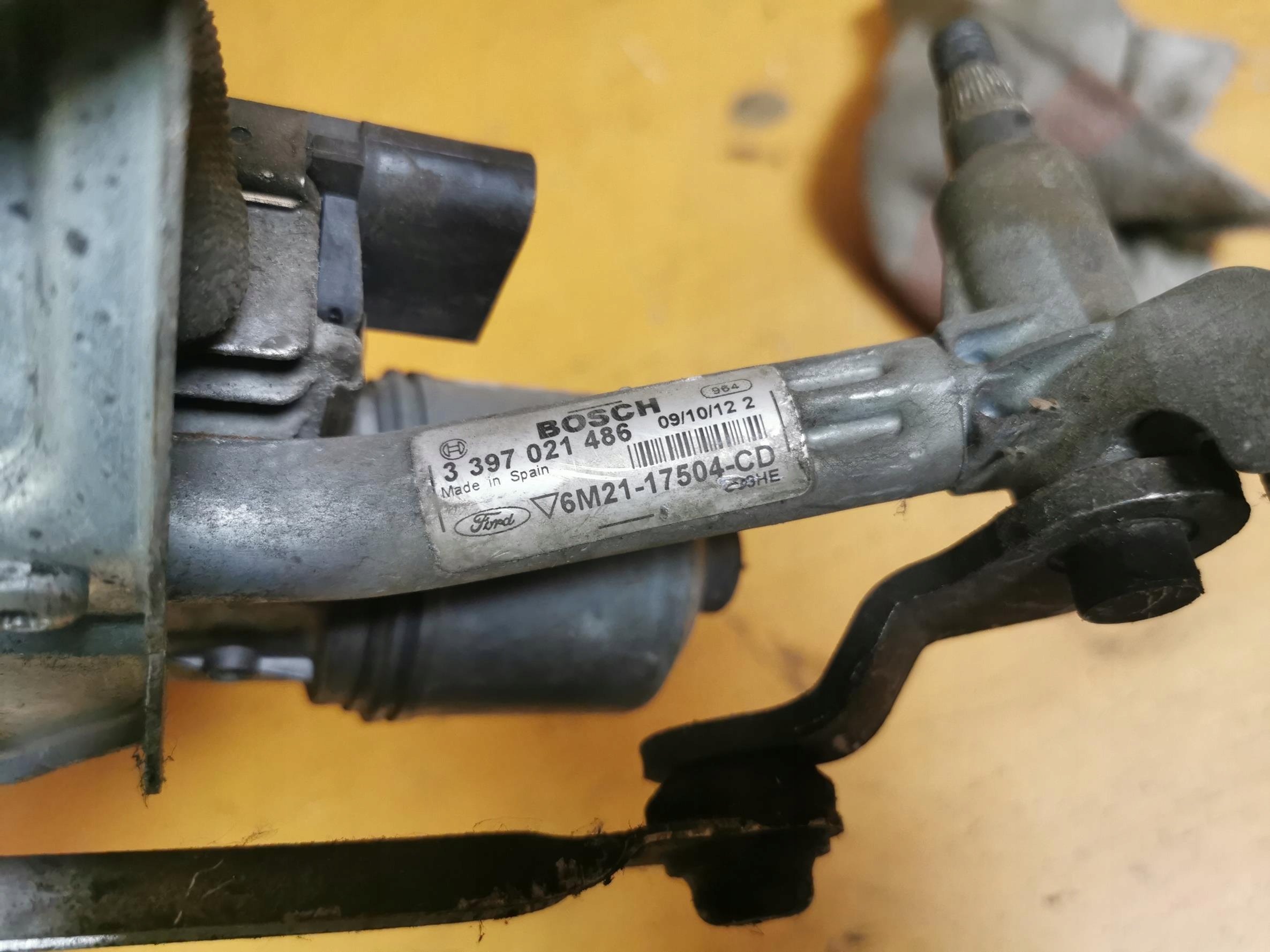 mini motor of wipers left front FORD GALAXY MK3 6M21-17504-CD 06-15