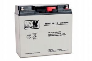 Akumulátor Mws 18-12 18Ah Agm 12V