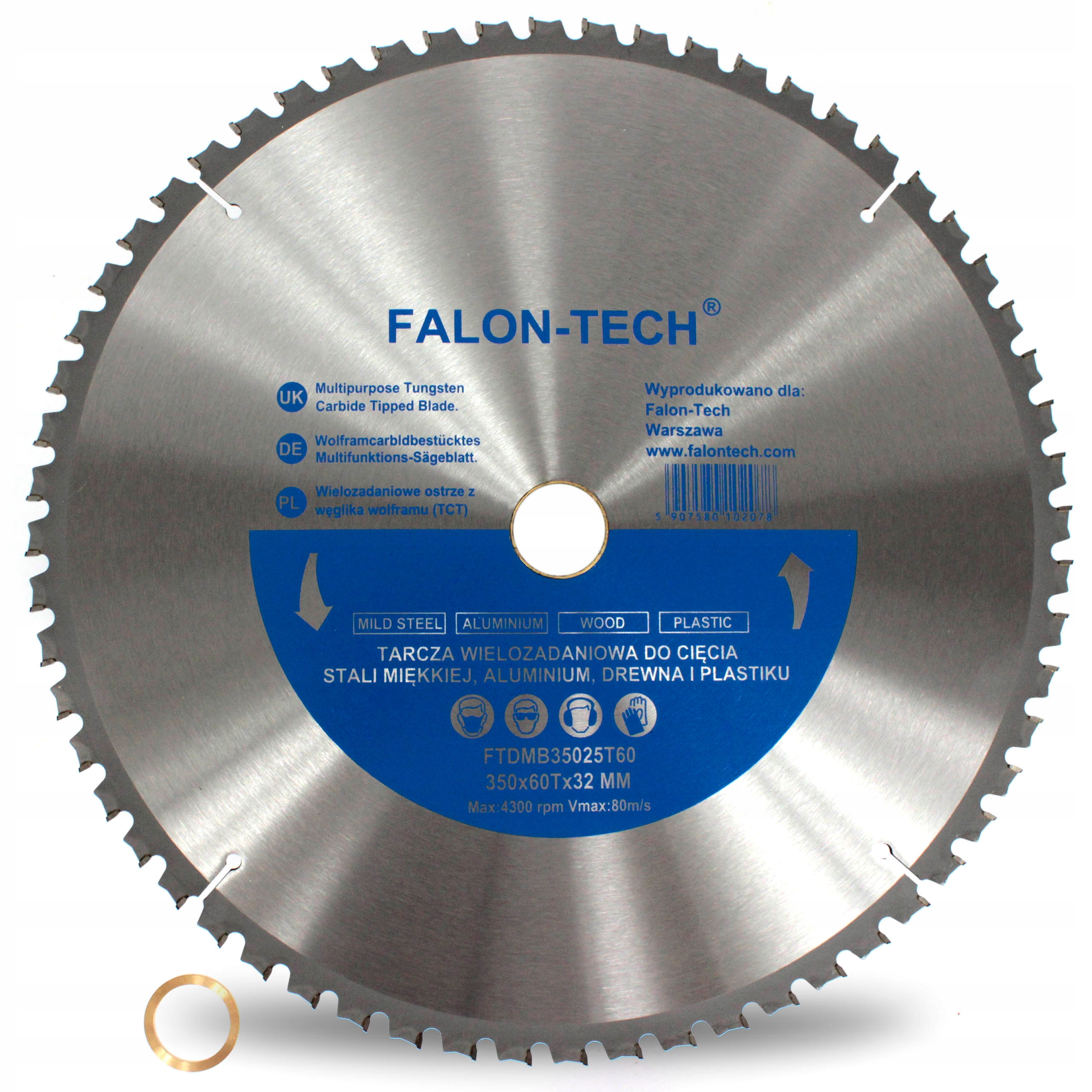 

Tarcza Piła Wielozadaniowa Tct Falon-tech 350 60z