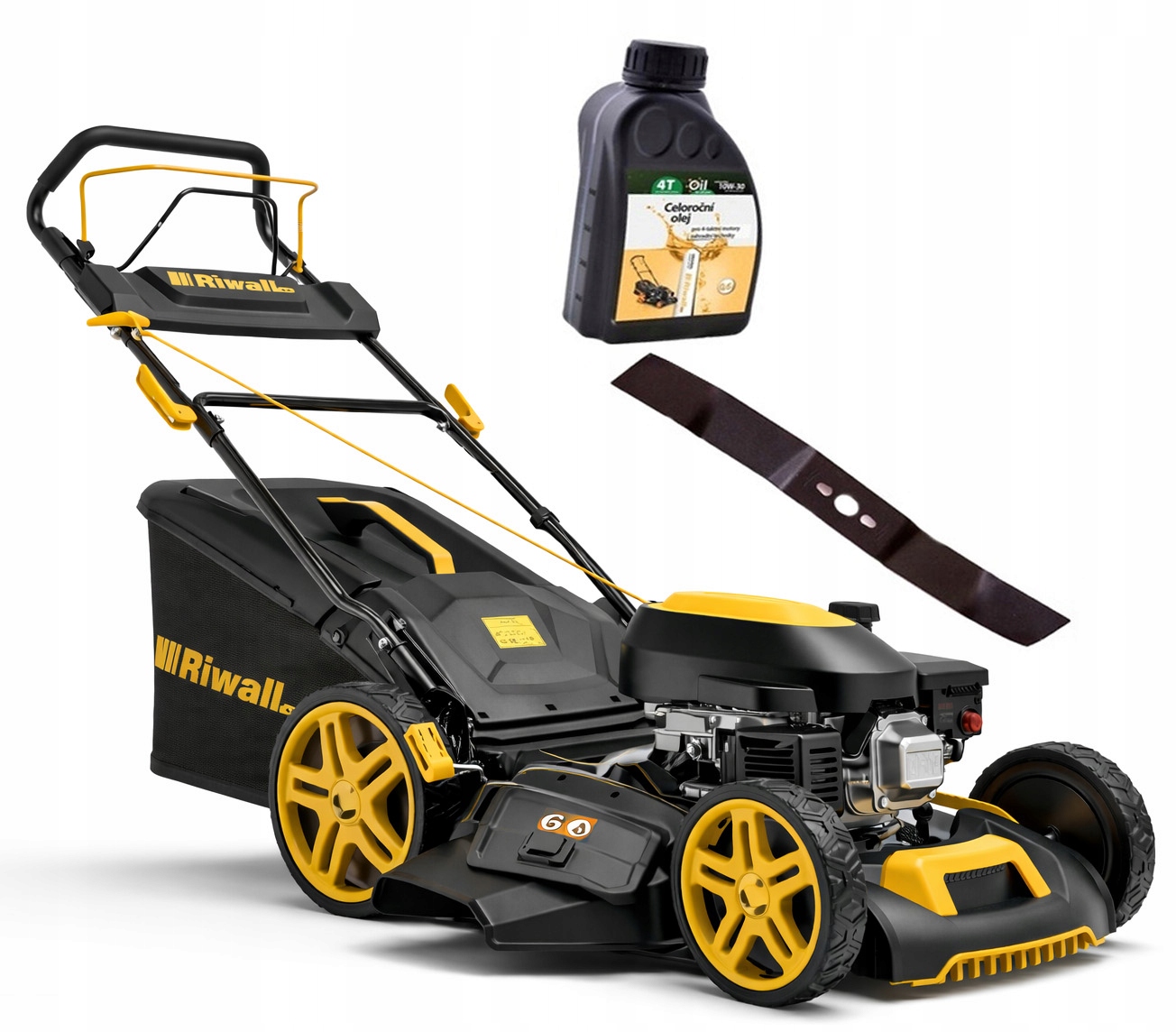 KOSIARKA SPALINOWA Z NAPĘDEM RIWALL RPM5190X-PL MOCNA NAPĘD 51CM CZESKA