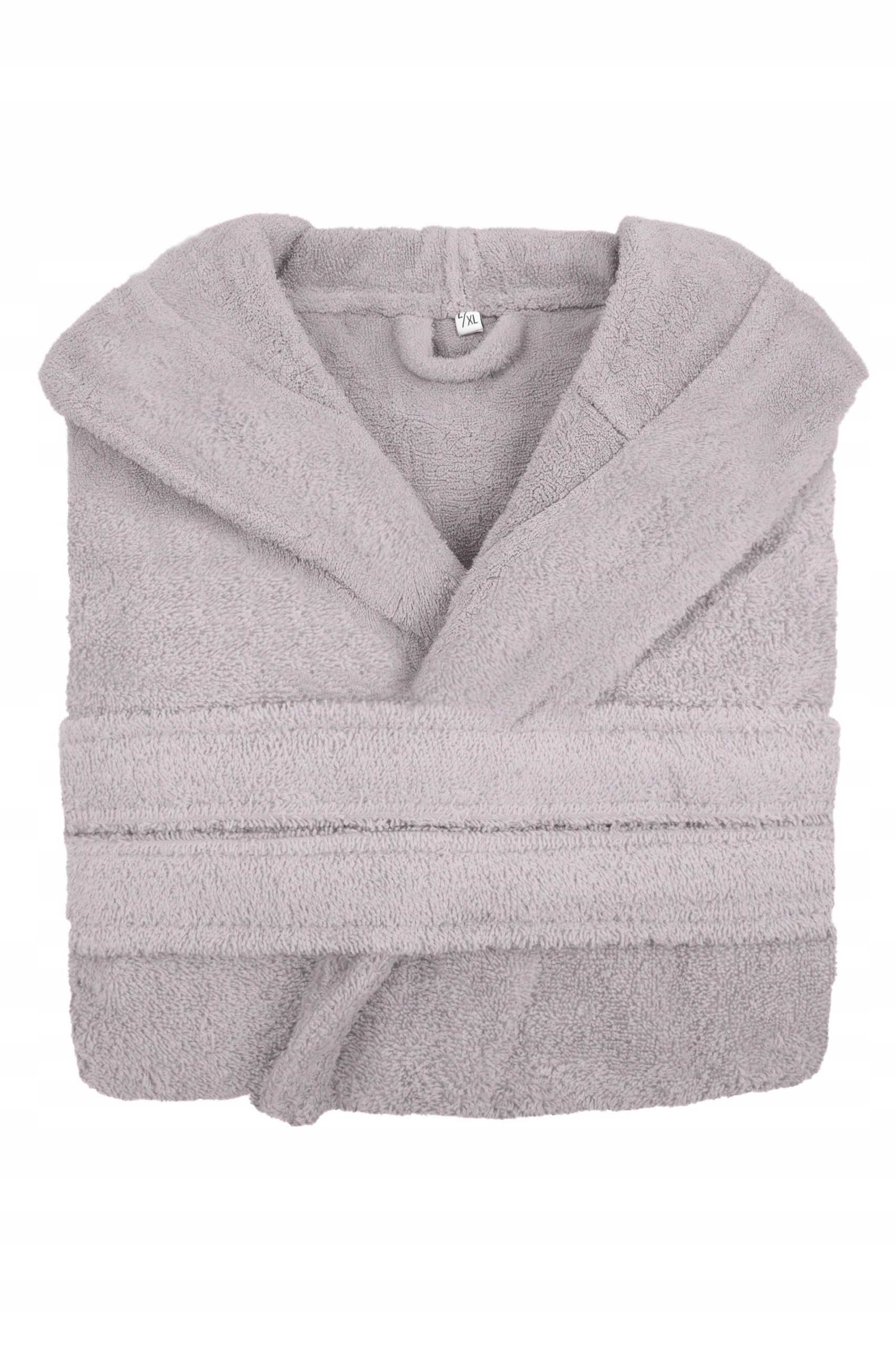 Šedý Župan XXL Unisex S Kapucí Z Bavlny Froté 450 gm² Robin