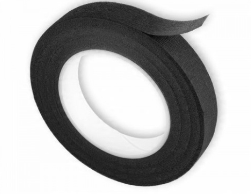 

Taśma florystyczna maskująca czarna 12 mm 23 metry
