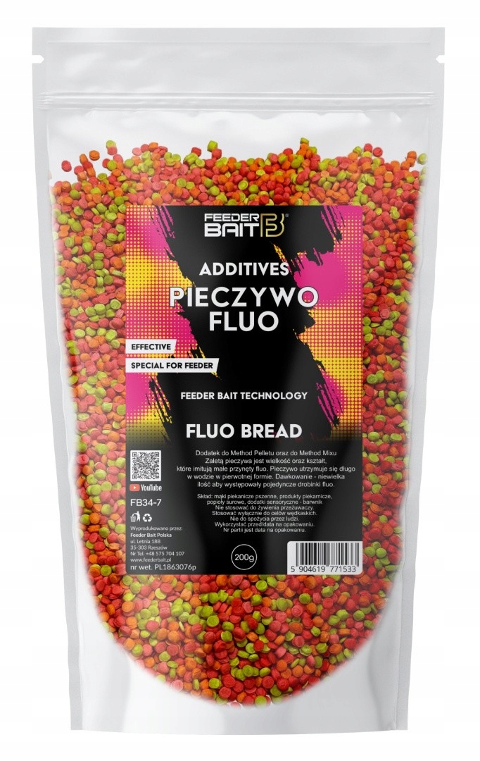 Feeder Bait Pieczywo Fluo 200g FB37-7