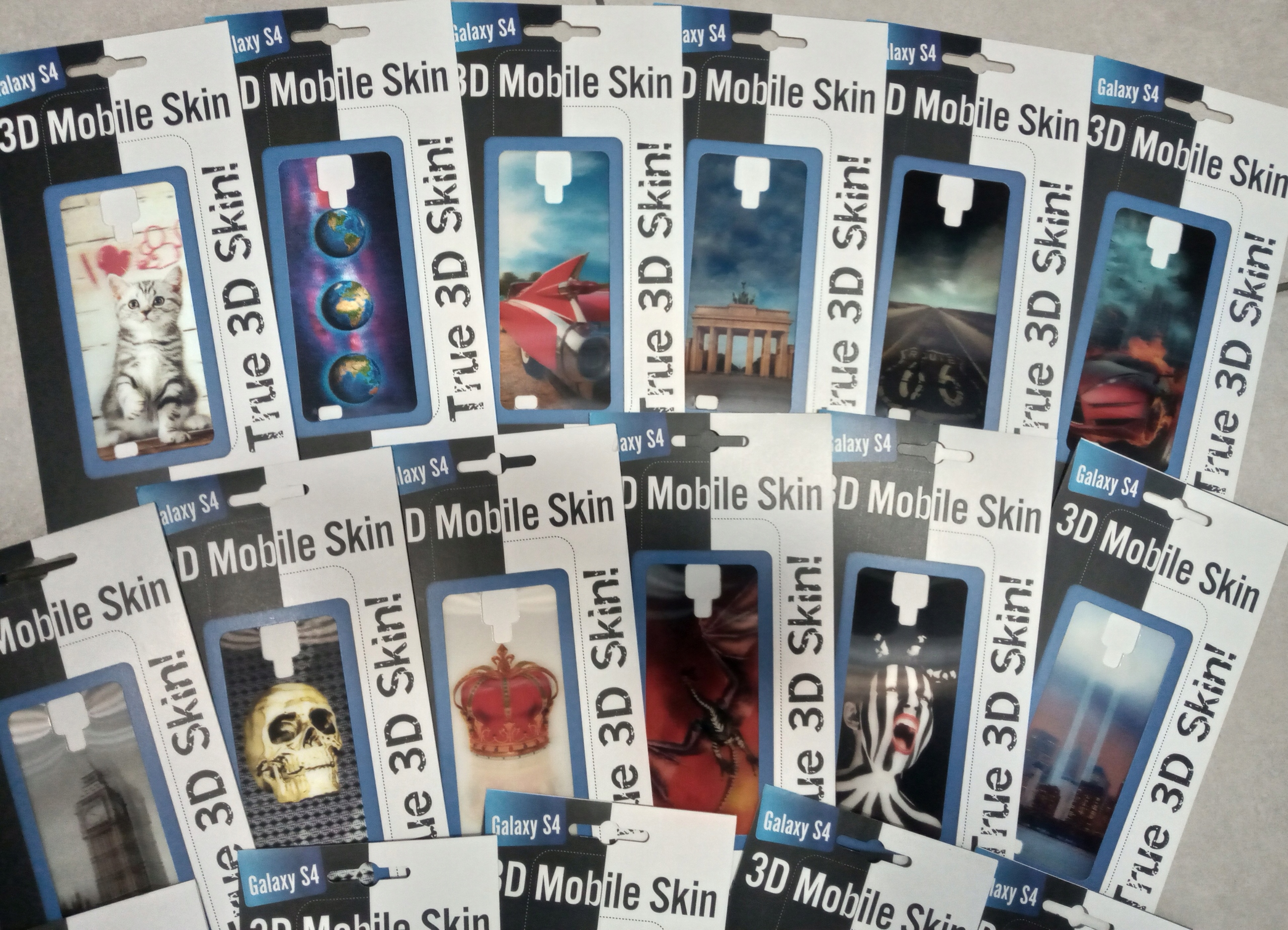 Samsung S4 - skórka ,plecki -3D - 22szt. za 15zł Marka Inna