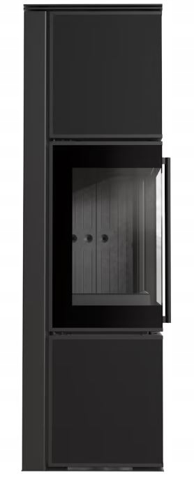 Kamna ocelový Tora/m 8 kW Ø 150 sintr Nero Assoluto Black