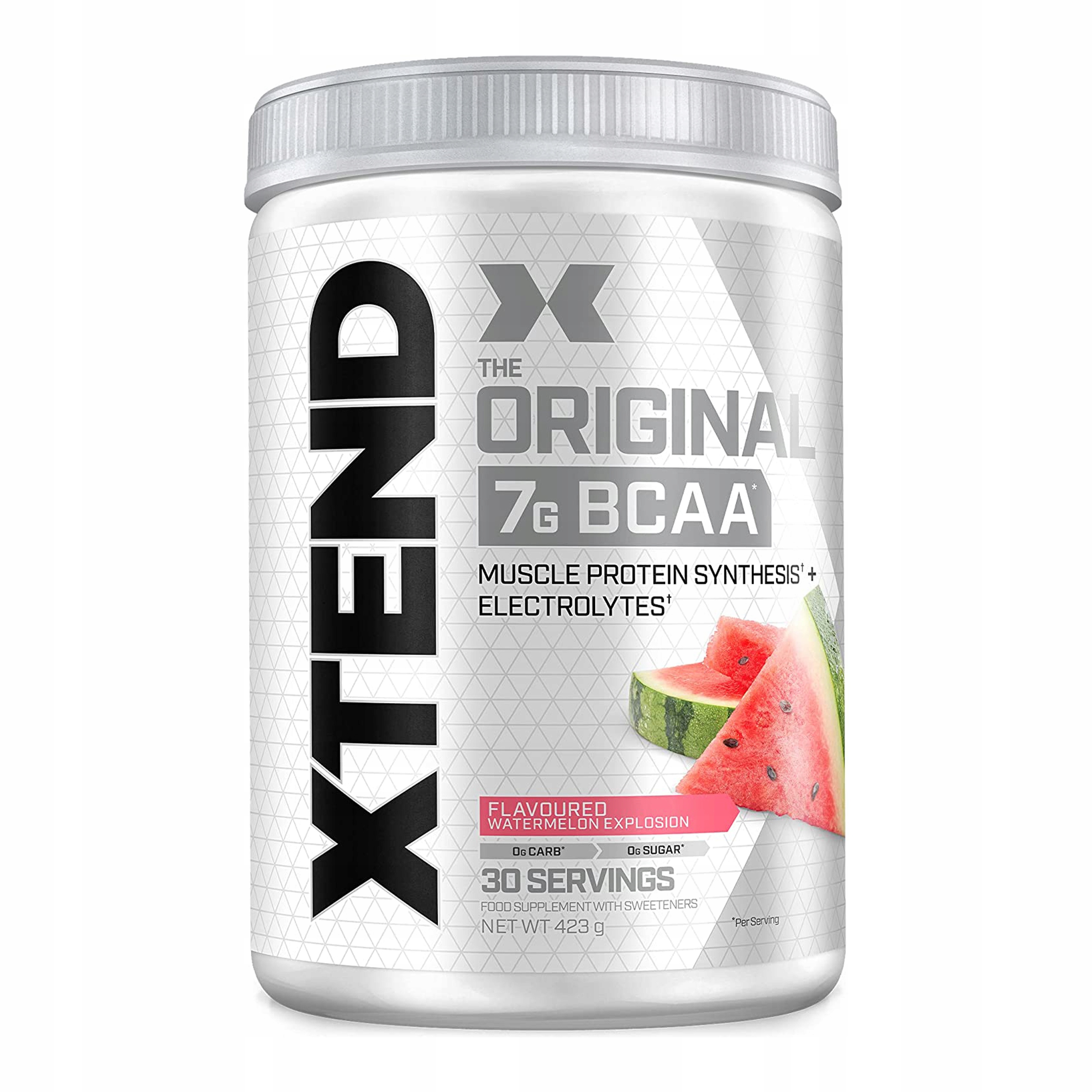 Aminokyseliny Xtend Bcaa 423 g Regenerace Svaly Glutamin Meloun 30 porcí
