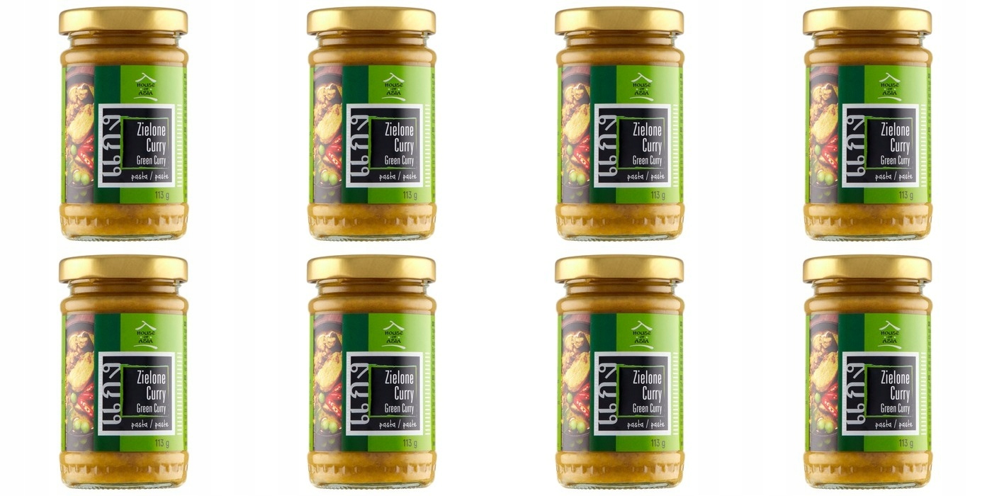 8x 113g House Of Asia pasta Curry zielona