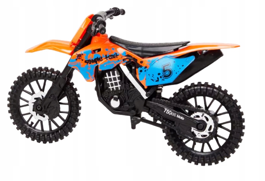 MOTOCYKL MOTOR KROSOWY CROSSOWY 1:12 MOTOCROSS