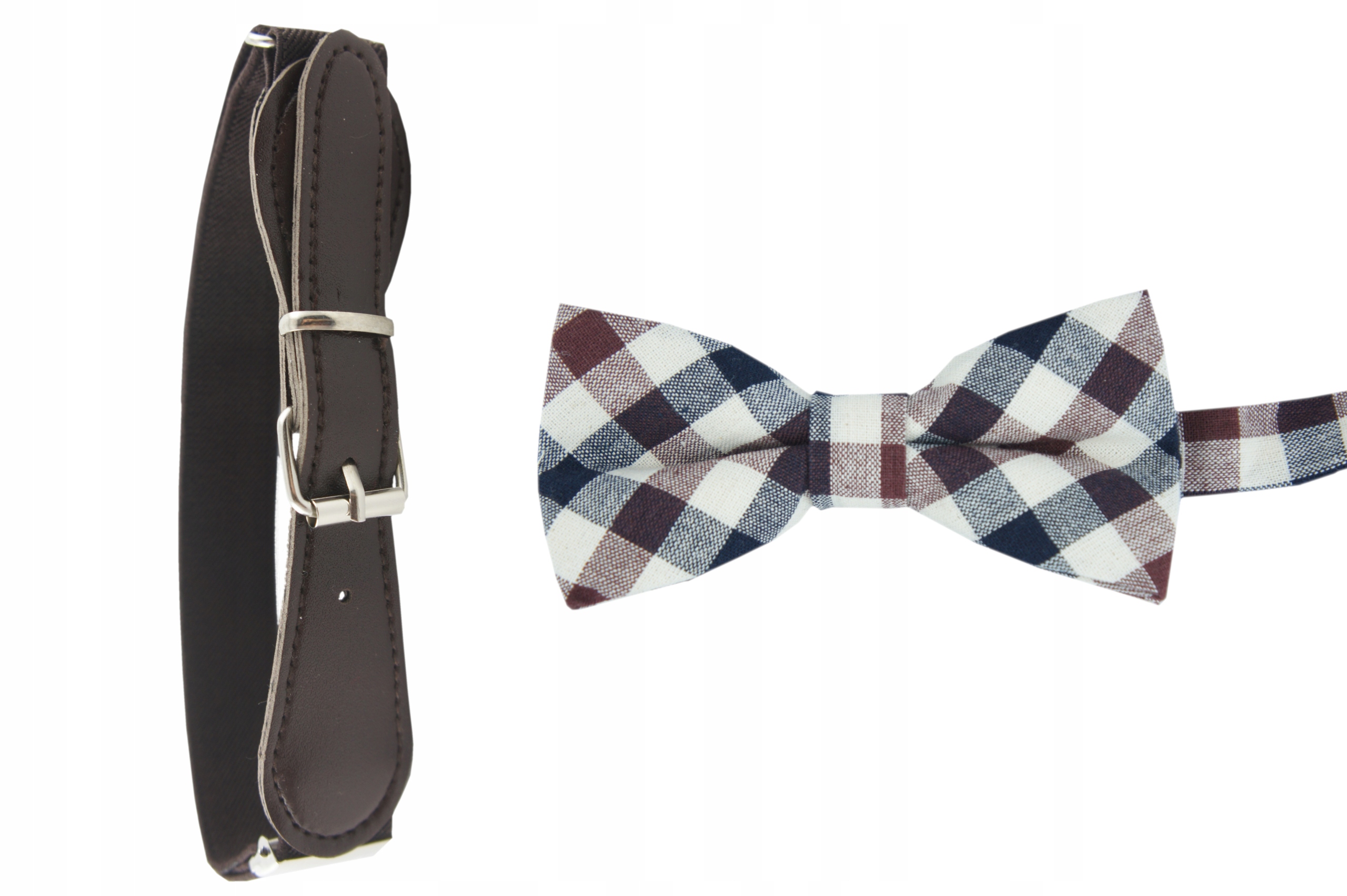 Pasek dla dziecka regulowany r.UNIWERS BRĄZOWY Materiał dominujący skóra ekologiczna