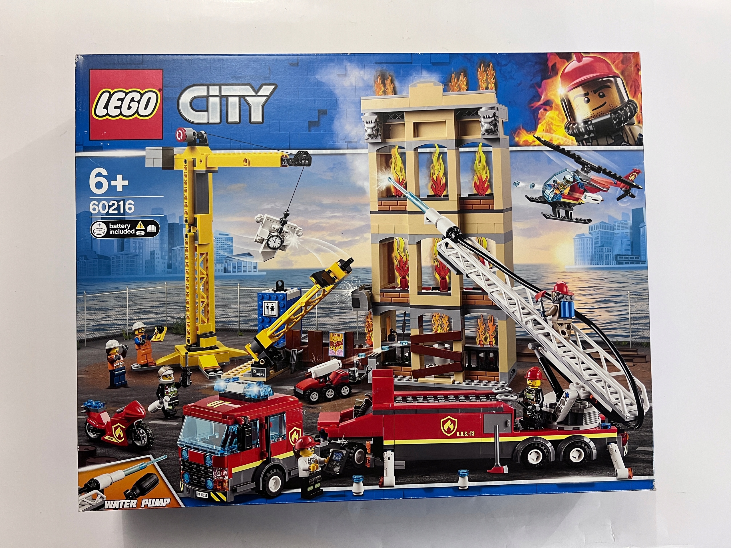 Lego 60216 City Straż pożarna w śródmieściu Unikat z 2019r