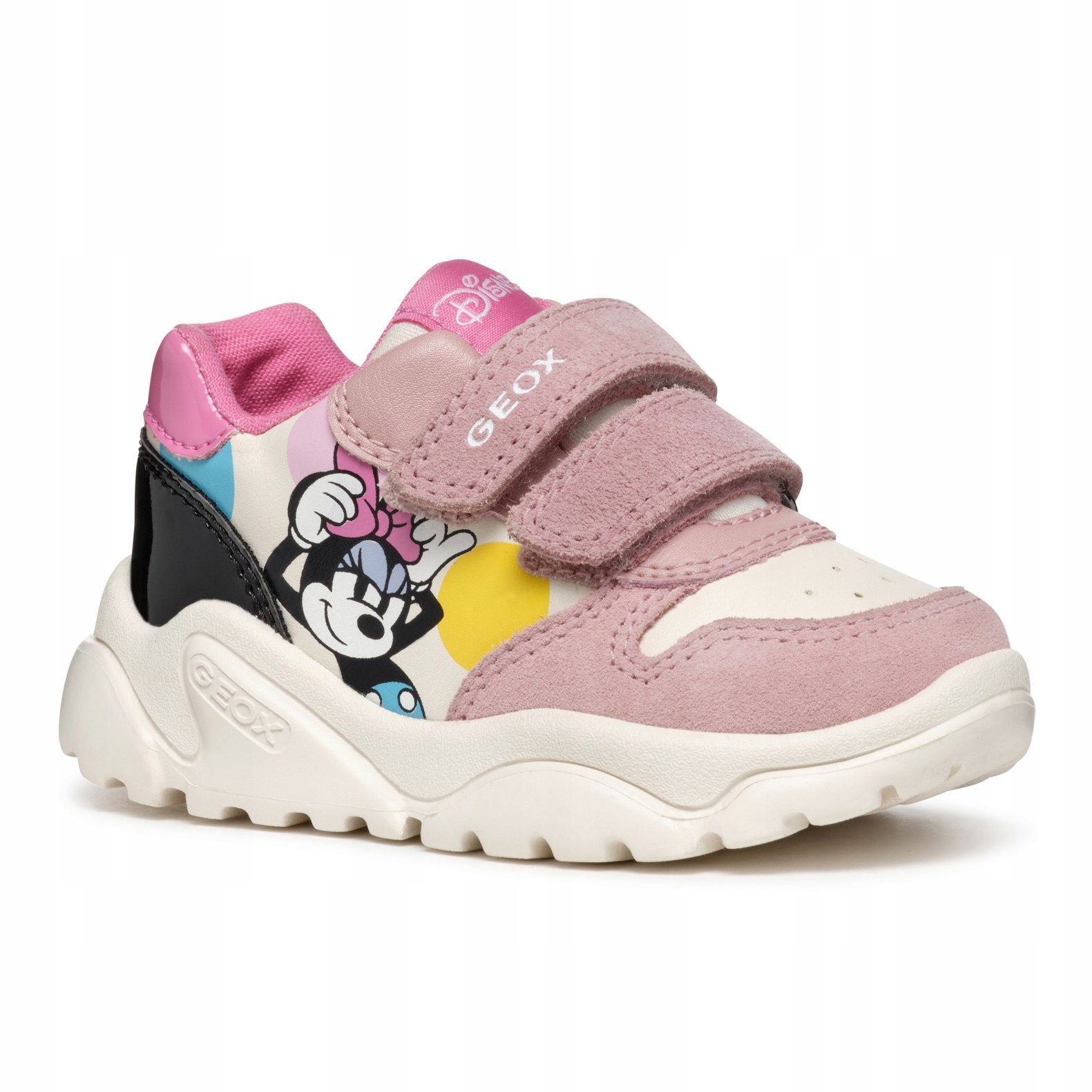 Sneakersy Geox Ciufciuf Ivory/old Rose Disney Minnie Mouse R.27