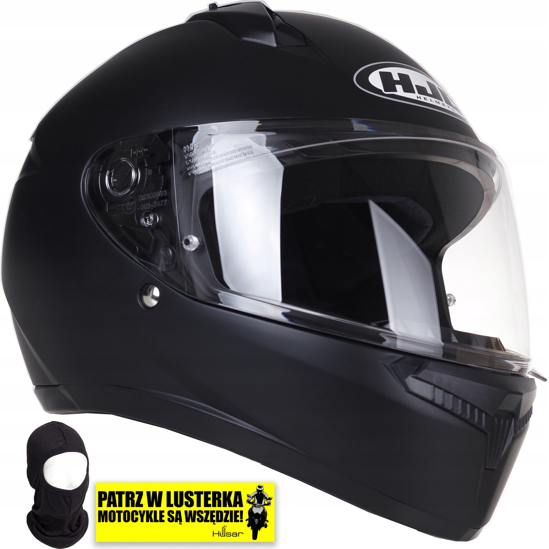 

Hjc C10 czarny mat Kask Motocyklowy Ece 22.06