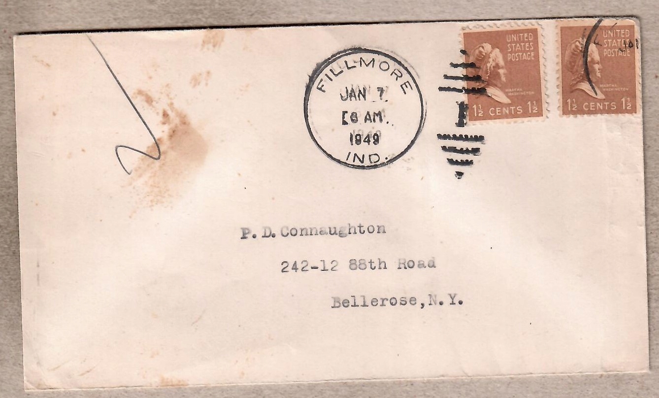 USA, 1949 r. . koperta