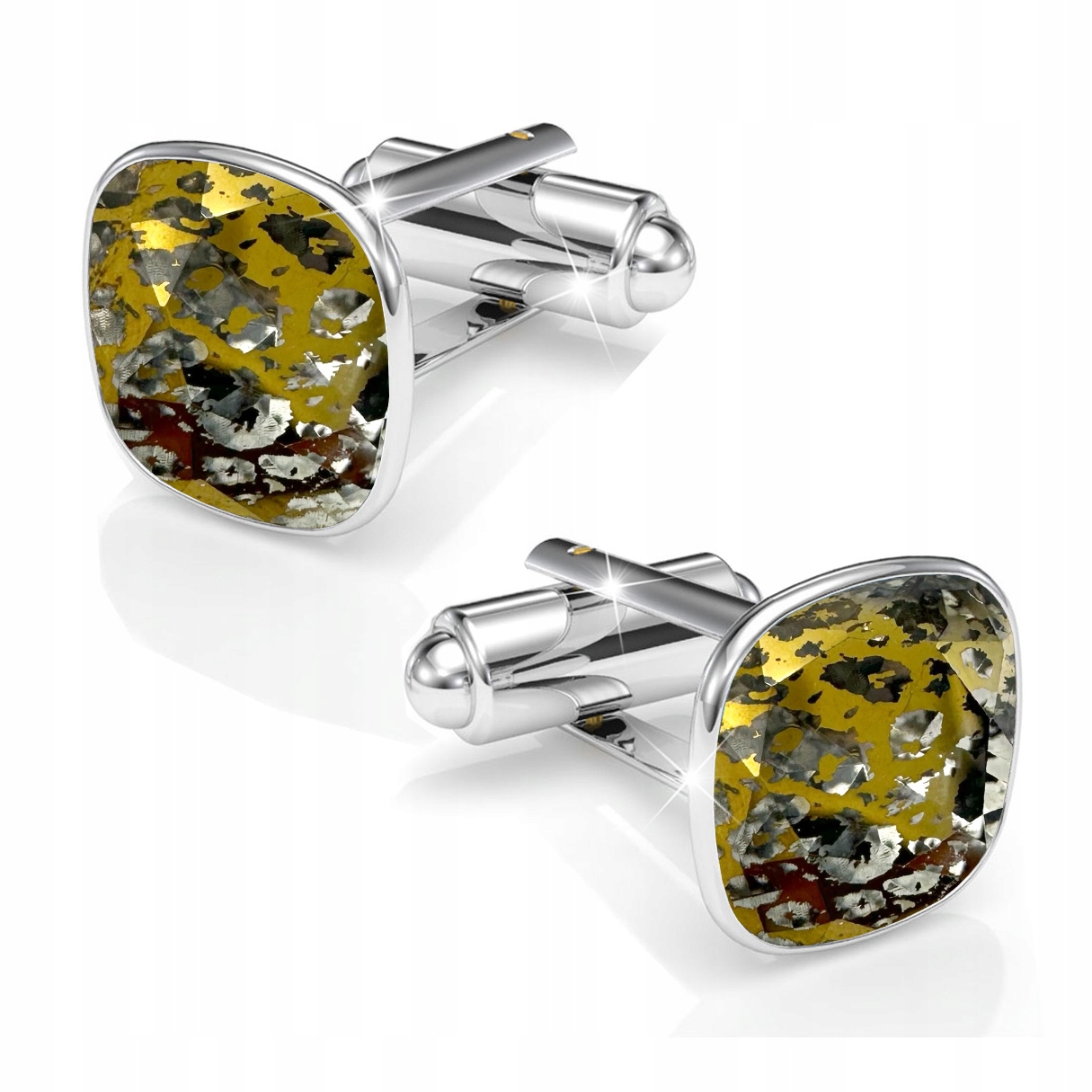 Manžetové knoflíčky Košile Stříbrné Stříbro 925 Dárek Pánské Na Svatba