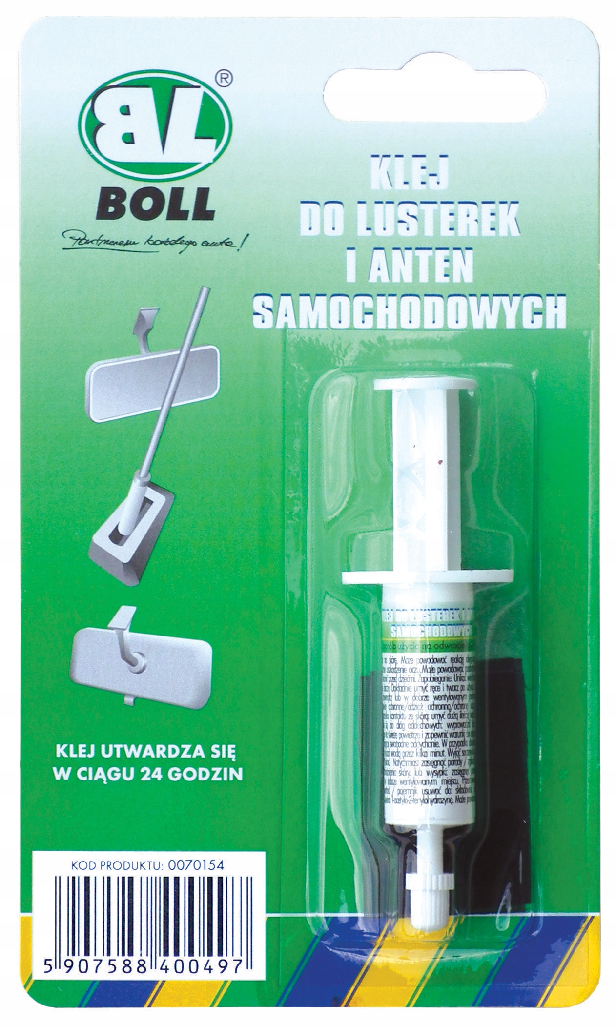 

Boll Klej Do Lusterek Samochodowych Wielorazowy