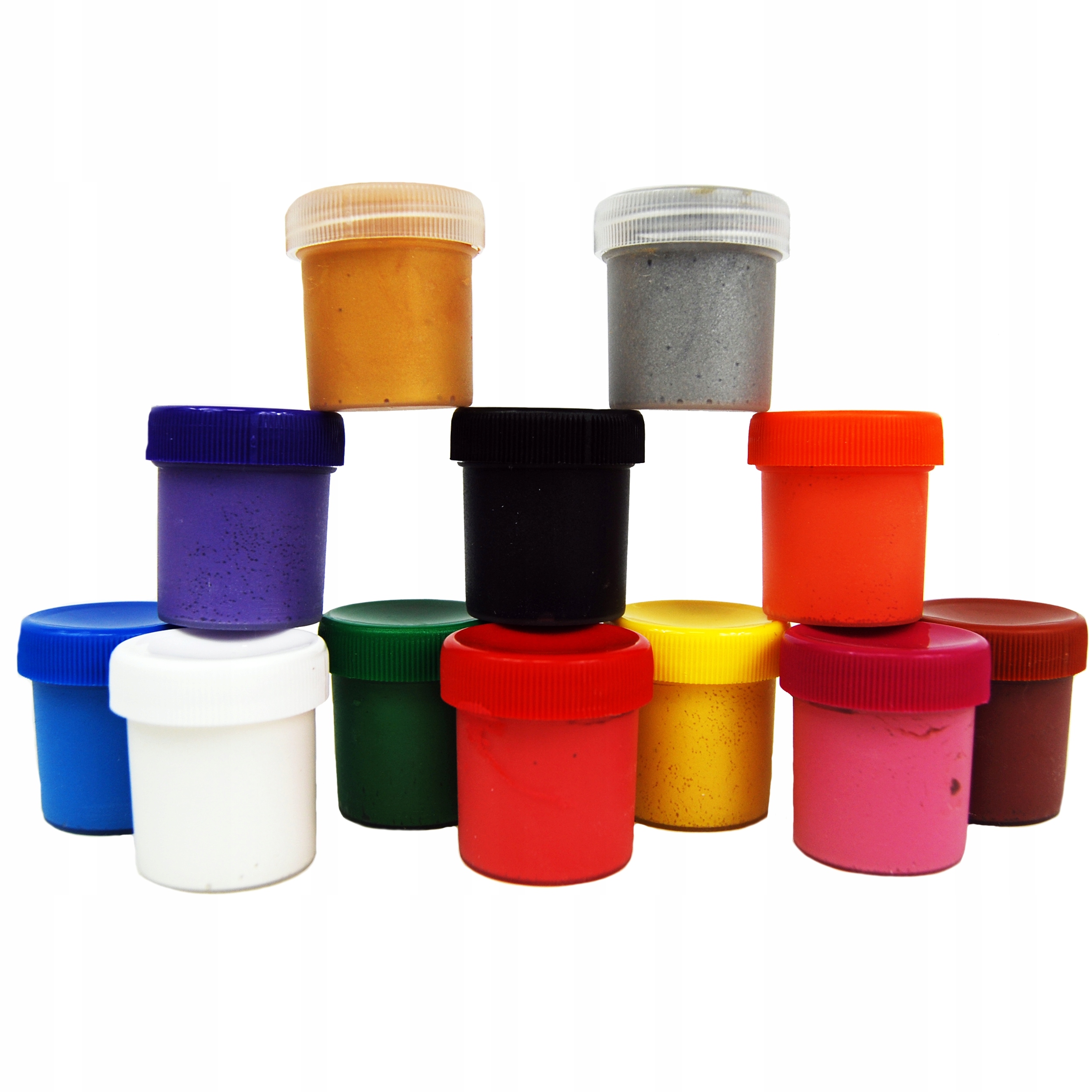 FARBY PLAKATOWE 20ML + PLASTELINA 12 KOLORÓW PATIO Rodzaj farby plakatowe