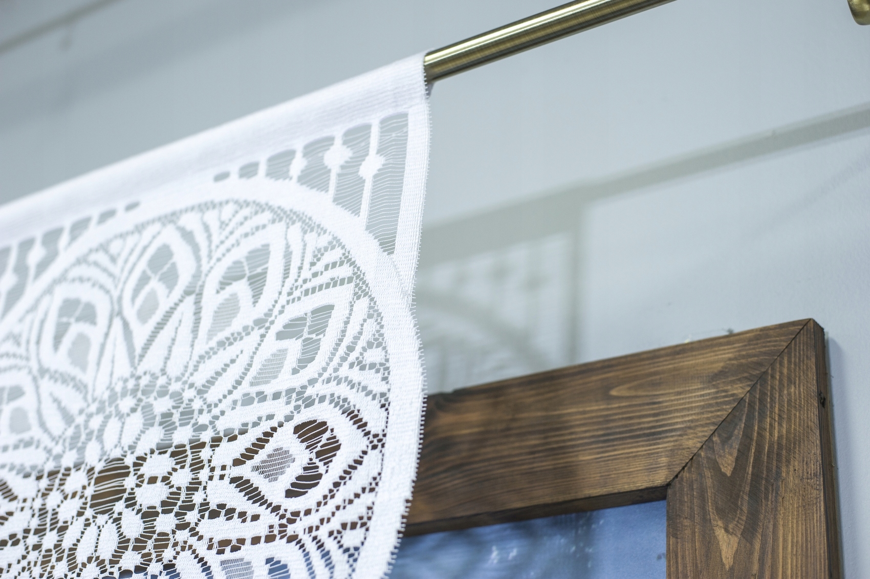 SZTYWNA FIRANA ŻAKARDOWA ŁAPACZ SNÓW AŻUR DEKOR Kod producenta MAJA