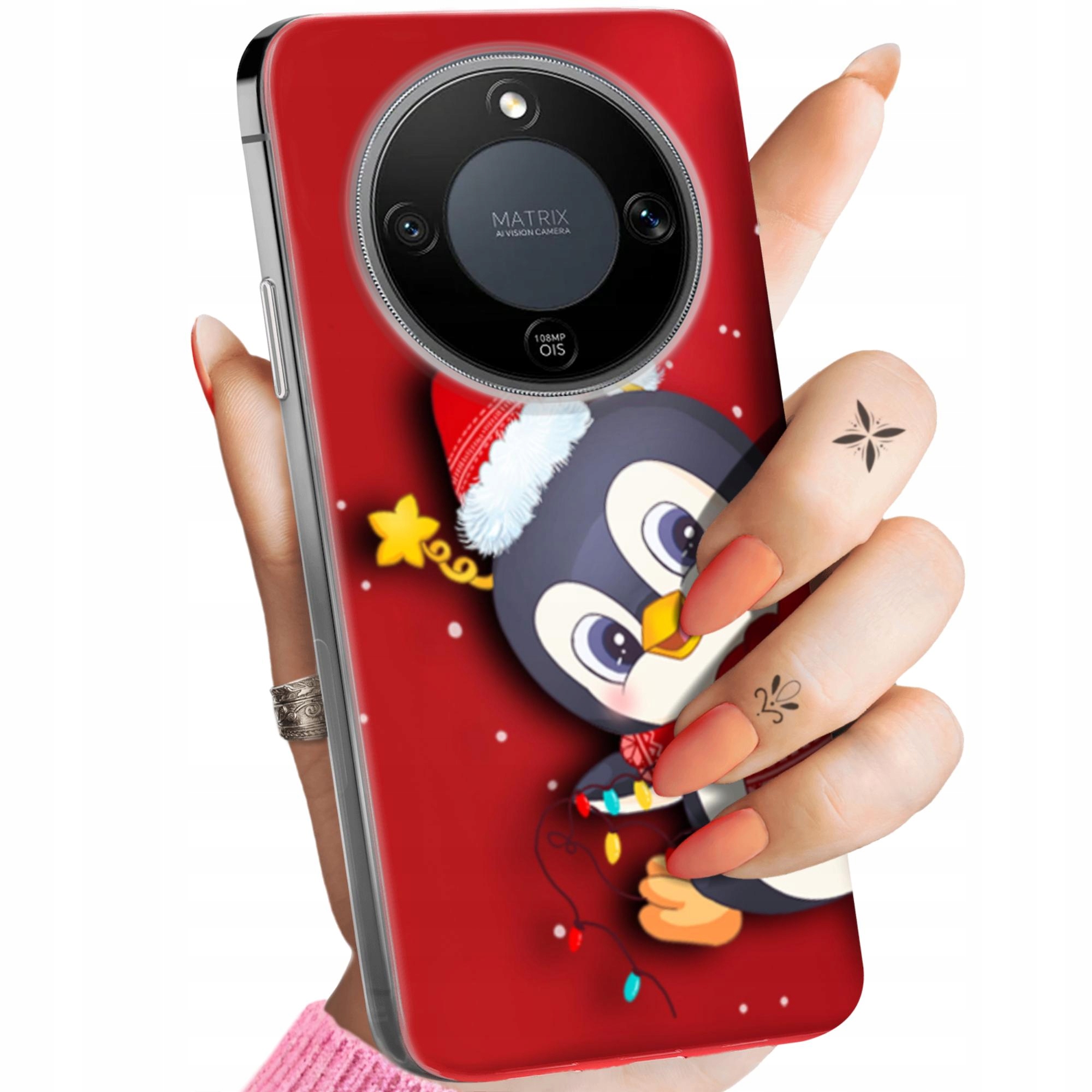 Etui Do Honor X70 X9D MAGIC8 Lite Święta Christmas Mikołaj Case