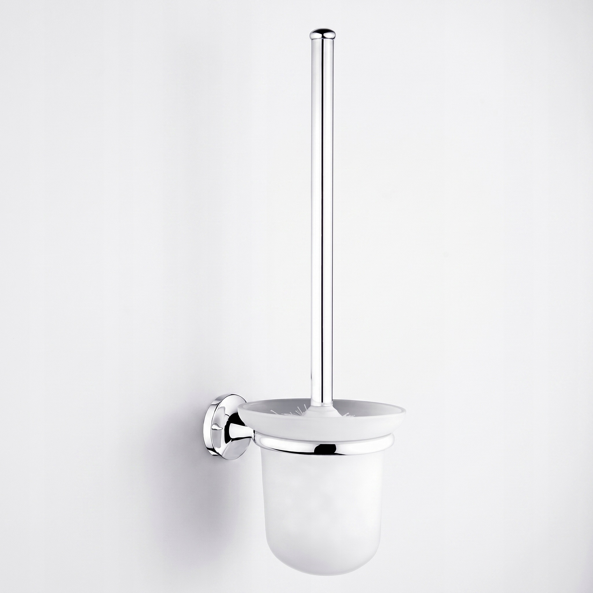 Nimco Monolit chrom koupelnová Wc štětka, sklo a nerez Mo 4094C-26_