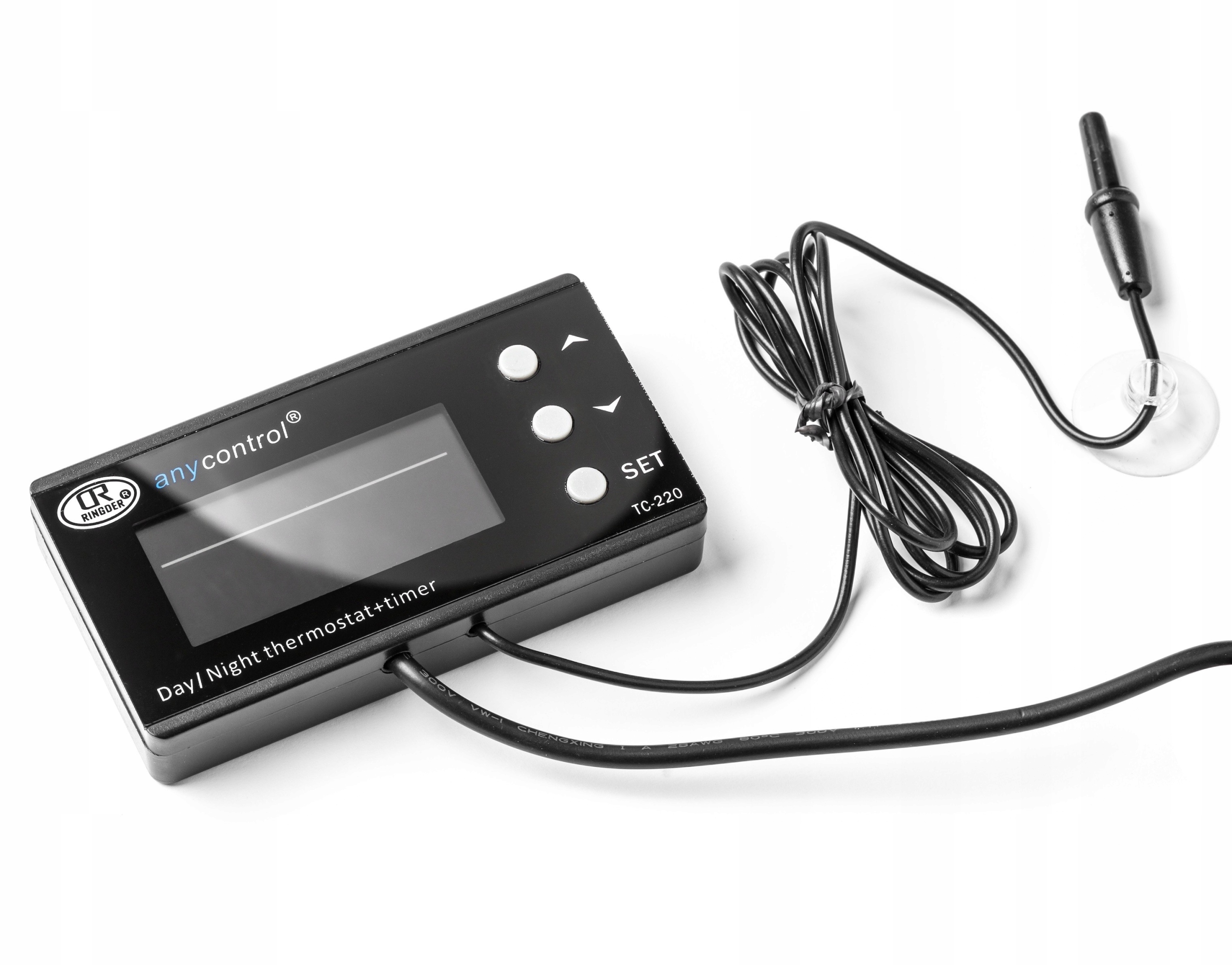 Levně Termostat S Časovačem A Sondou Do Terária S Funkcí Chlazení TC-220