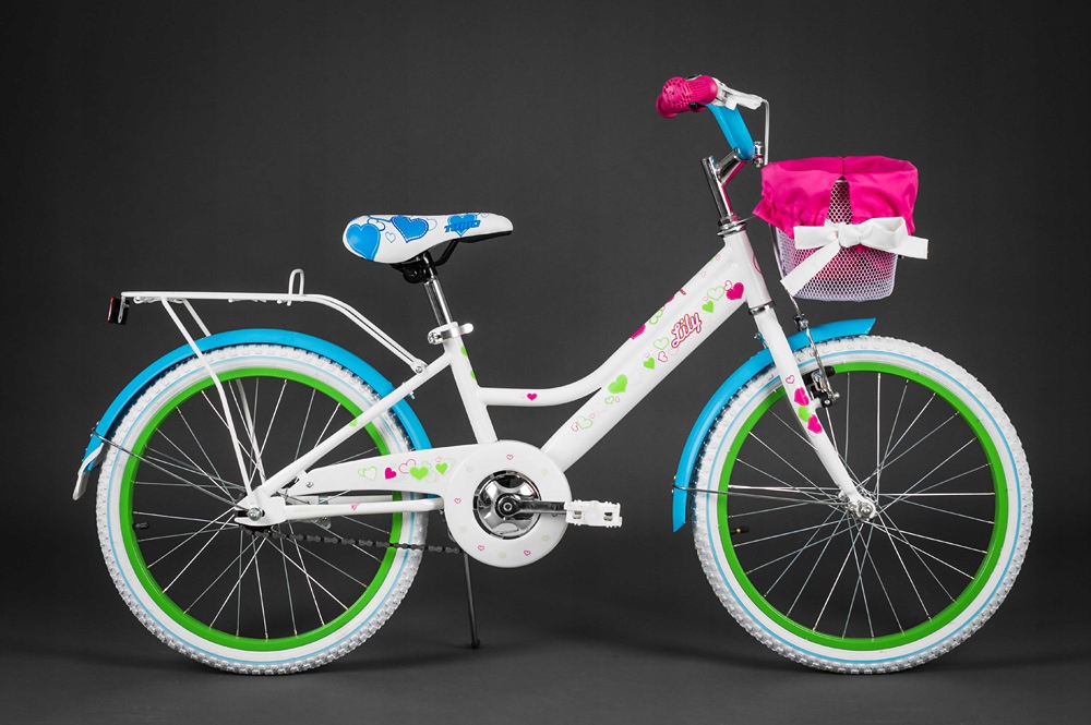 Polski ROWER 20" LILY ROWEREK for girl Kolor wielokolorowy