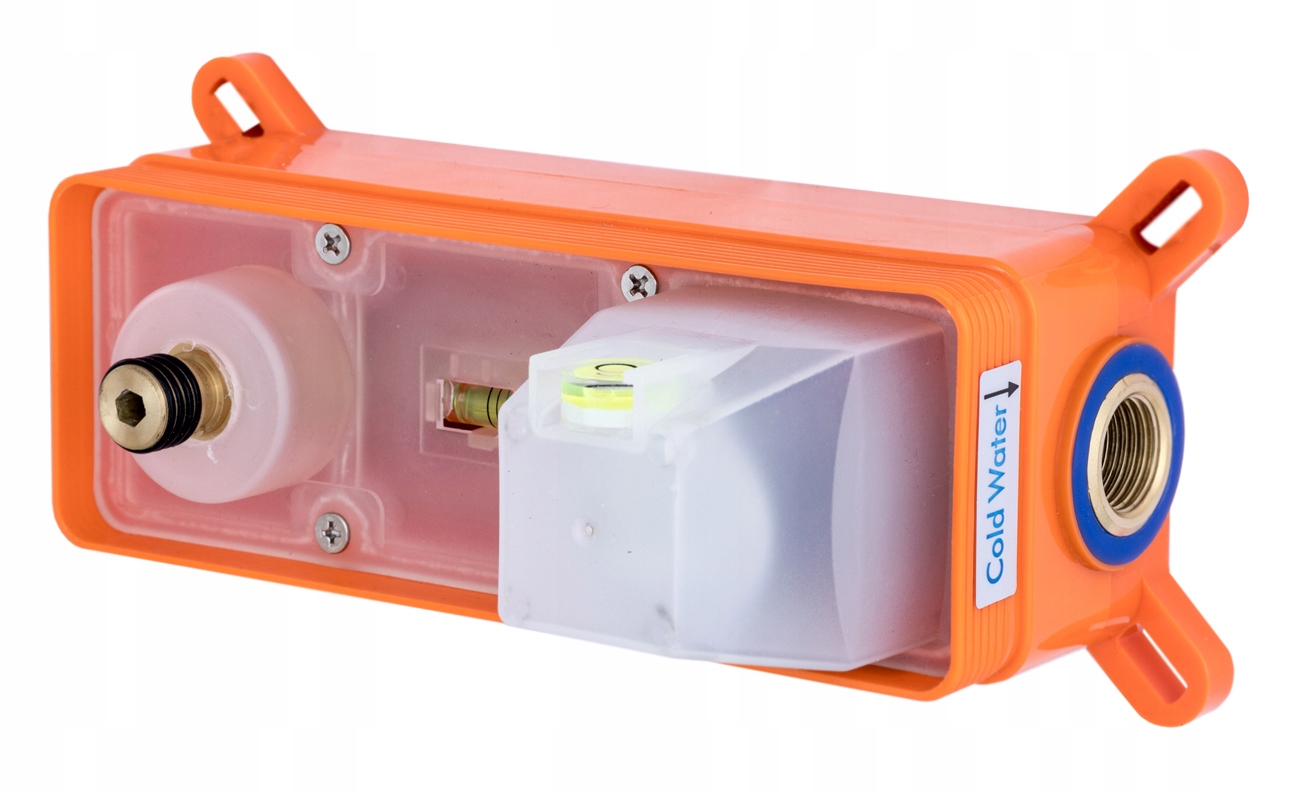 TONY CHROM BATERIA UMYWALKOWA PODTYNKOWA KWADRAT Kolor chrom