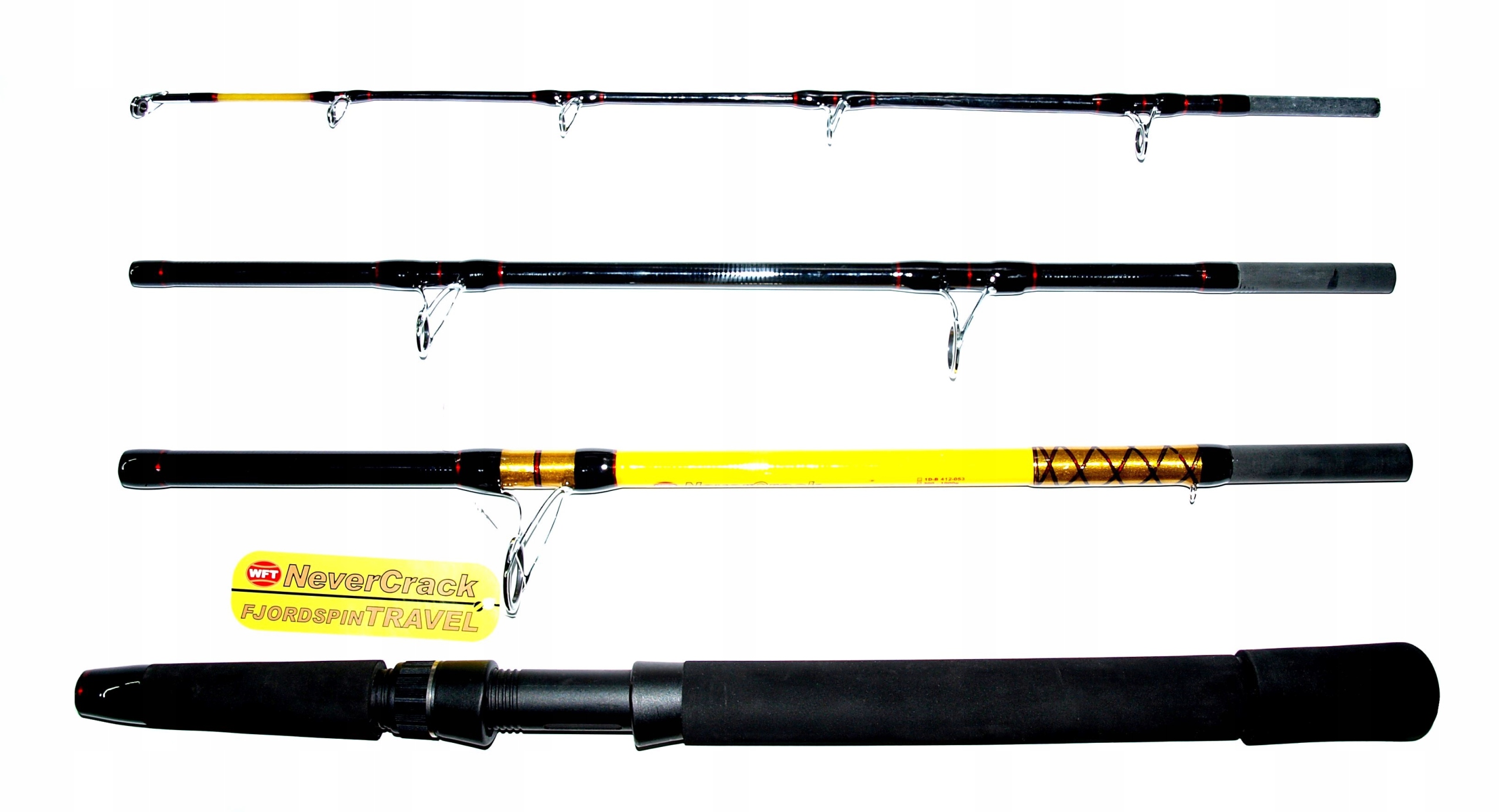 Never Crack Fjordspin 2,1m. 300-1000g, Travel 4cz.