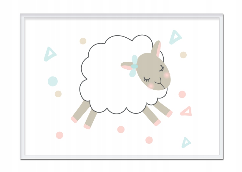 

Obraz Plakat W Ramie A4 cm Owca PD204