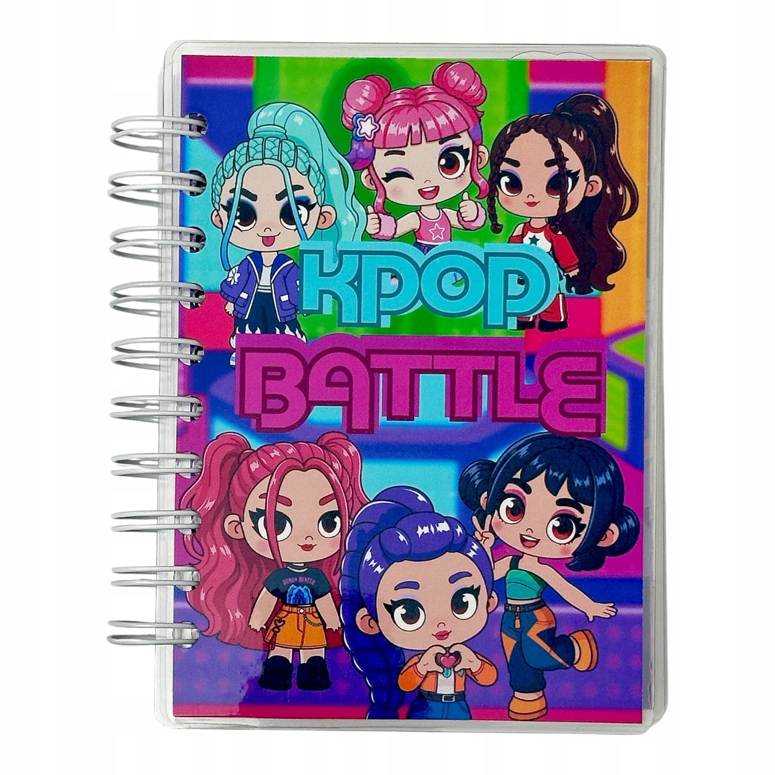 Kniha na suchý zip K-pop – interaktivní album ve formátu A6