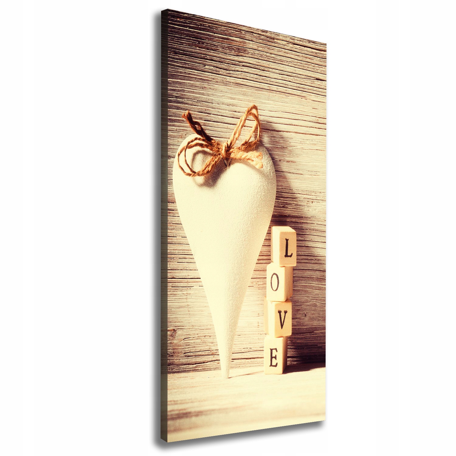 

Nowoczesny fotoobraz canvas na ramie Miłość 50x125