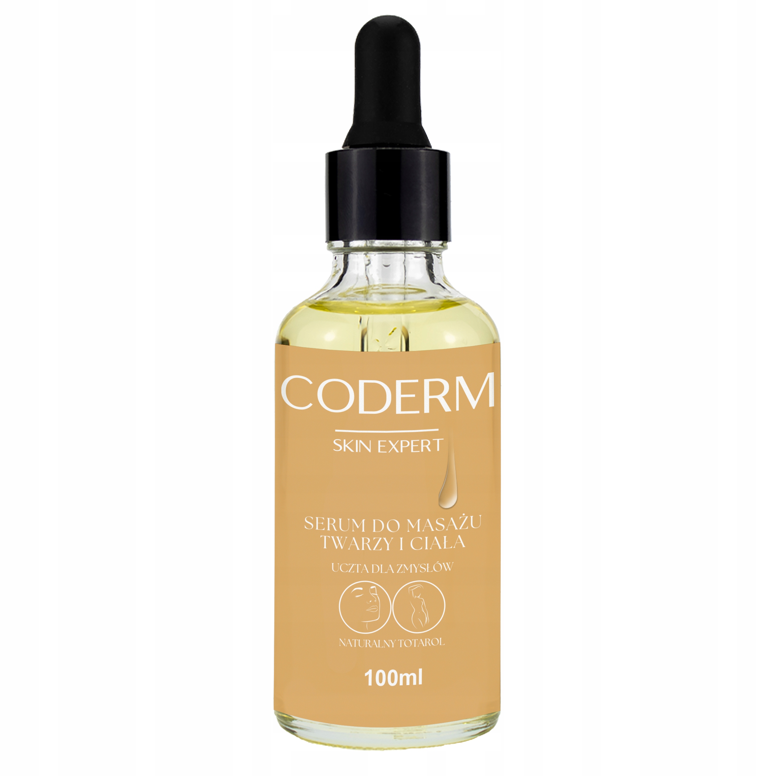 Masážní sérum na obličej. Neucpává, nesenzibilizuje, nevysypává. Coderm