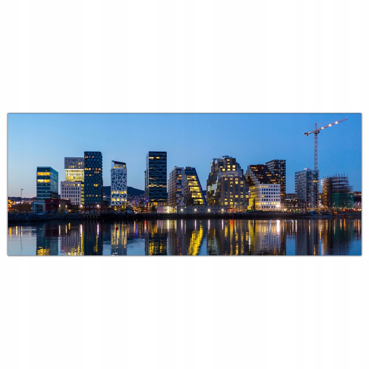 Oslo Nórsko Mesto 125x50 Panely tvrdené sklo