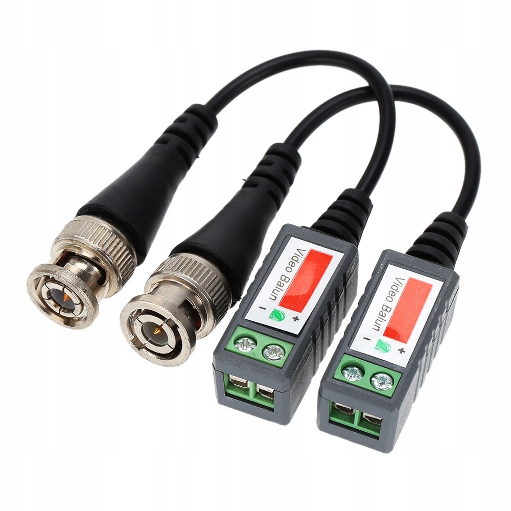 

Konwerter pasywny Bnc-utp Video Balun 2szt.