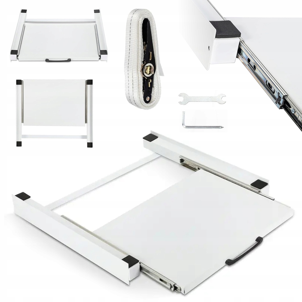 Uniwersalny łącznik pralki z suszarką Szuflad do piętrowania 60cm 150kg