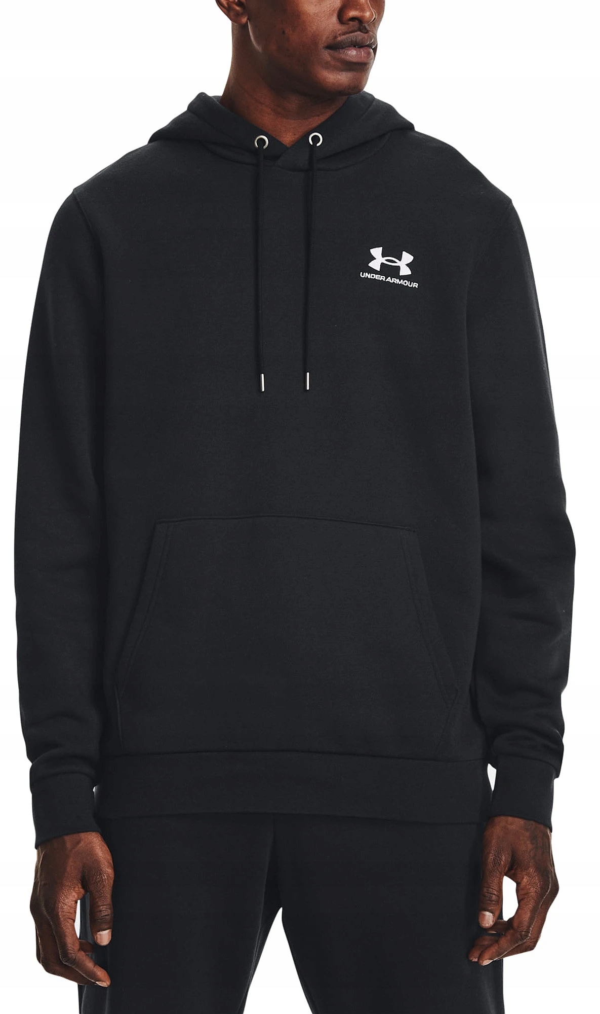 Under Armour Mikina Ua Essential Fleece Hoodie-BLK černá