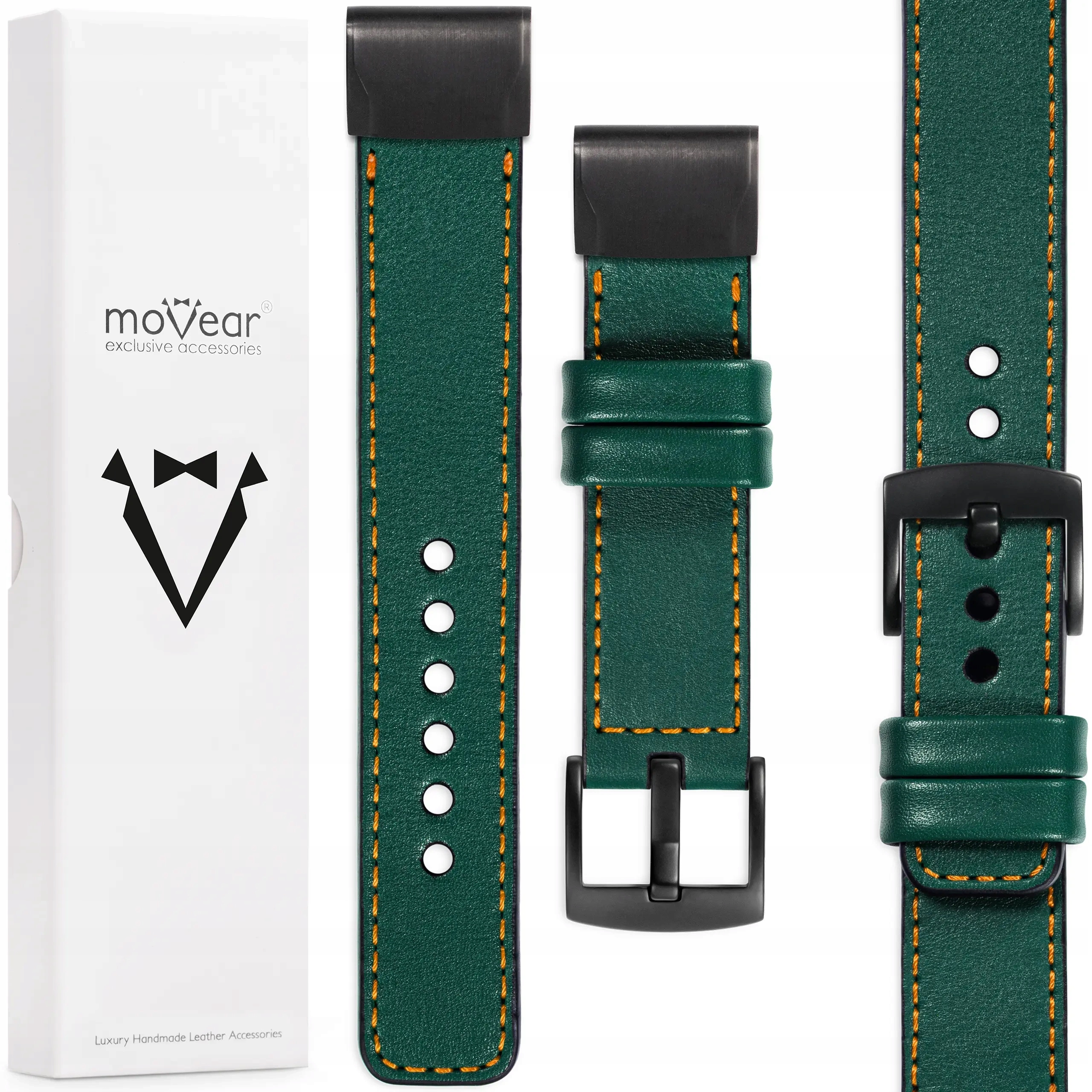 Pásek pro Garmin Fenix 8s 7s 6s 5s Instinct kožený QuickFit 20 exkluzivní