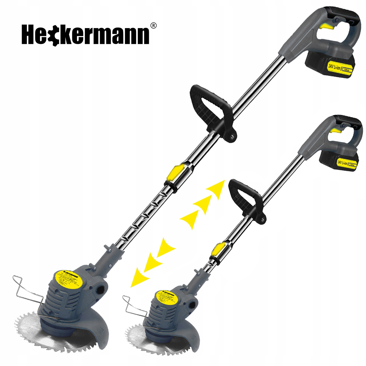 PODKASZARKA DO TRAWY KOSA AKUMULATOROWA ELEKTRYCZNA OGRODOWA 2x AKU 24V Kod producenta BEZPRZEWODOWA PODKASZARKA HY-2