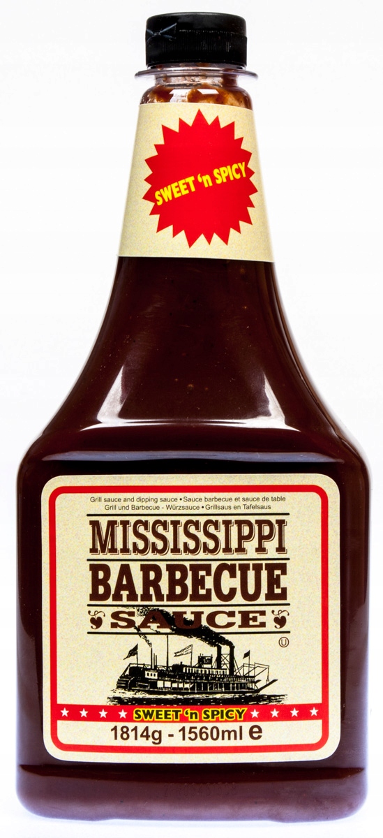 Mississippi Bbq omáčka sweet and spicy 1814g