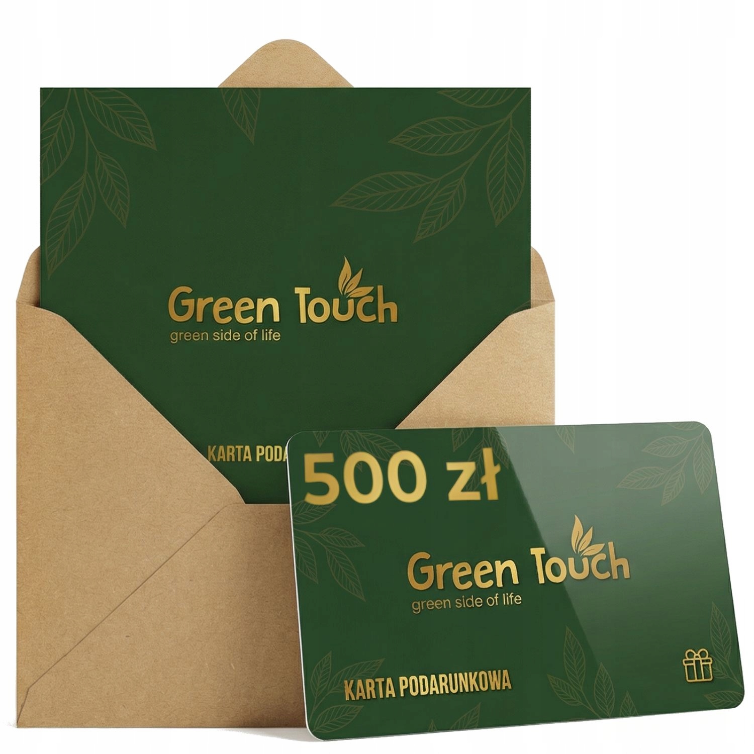 Levně Dárková Poukázka Pro GreenTouch.pl Dárková Sada Vánoční Obálky V Hodnotě 500 Pln