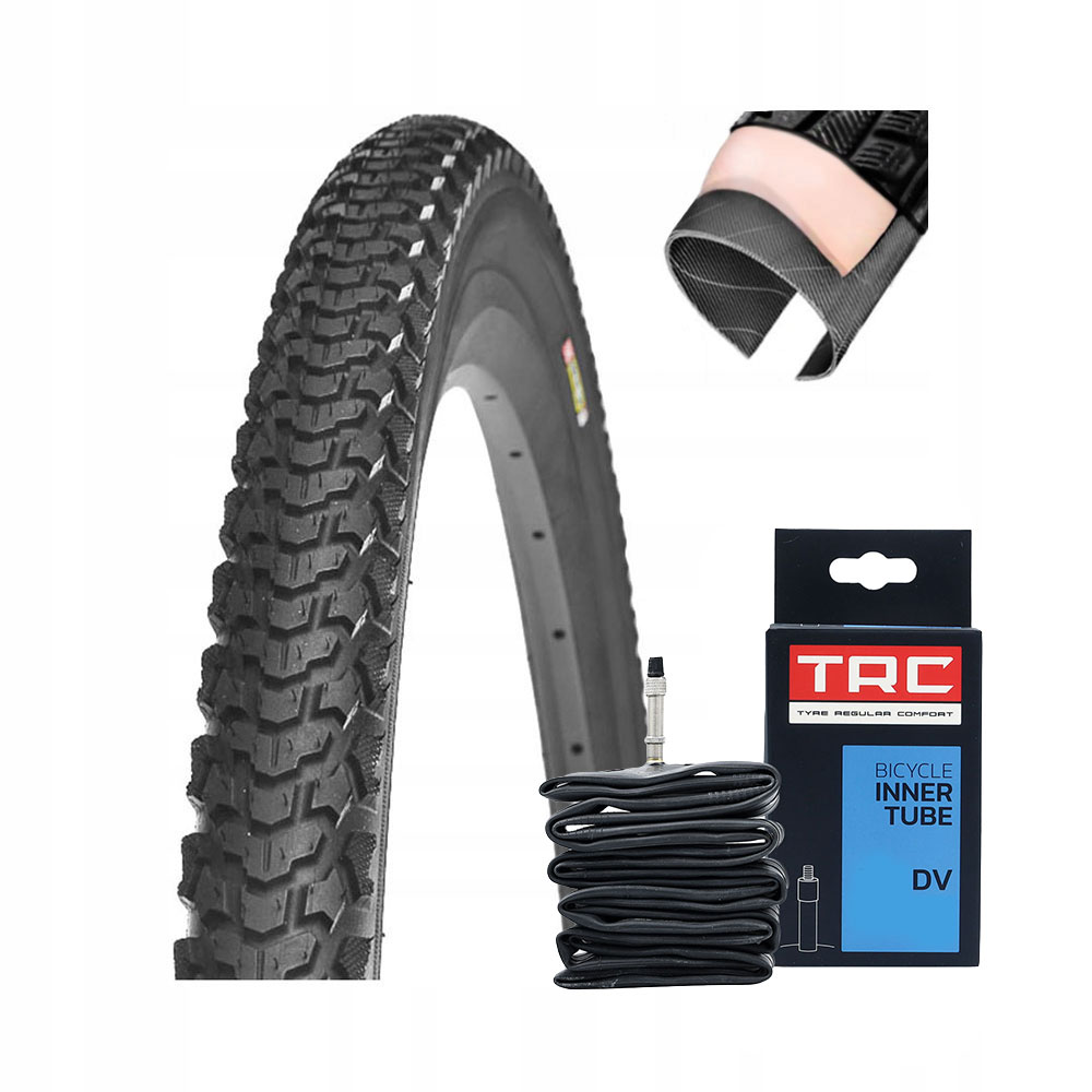 Opona rowerowa 28 Trc 700x40C 42-622 dętka Wkładka Antyprzebiciowa Zestaw