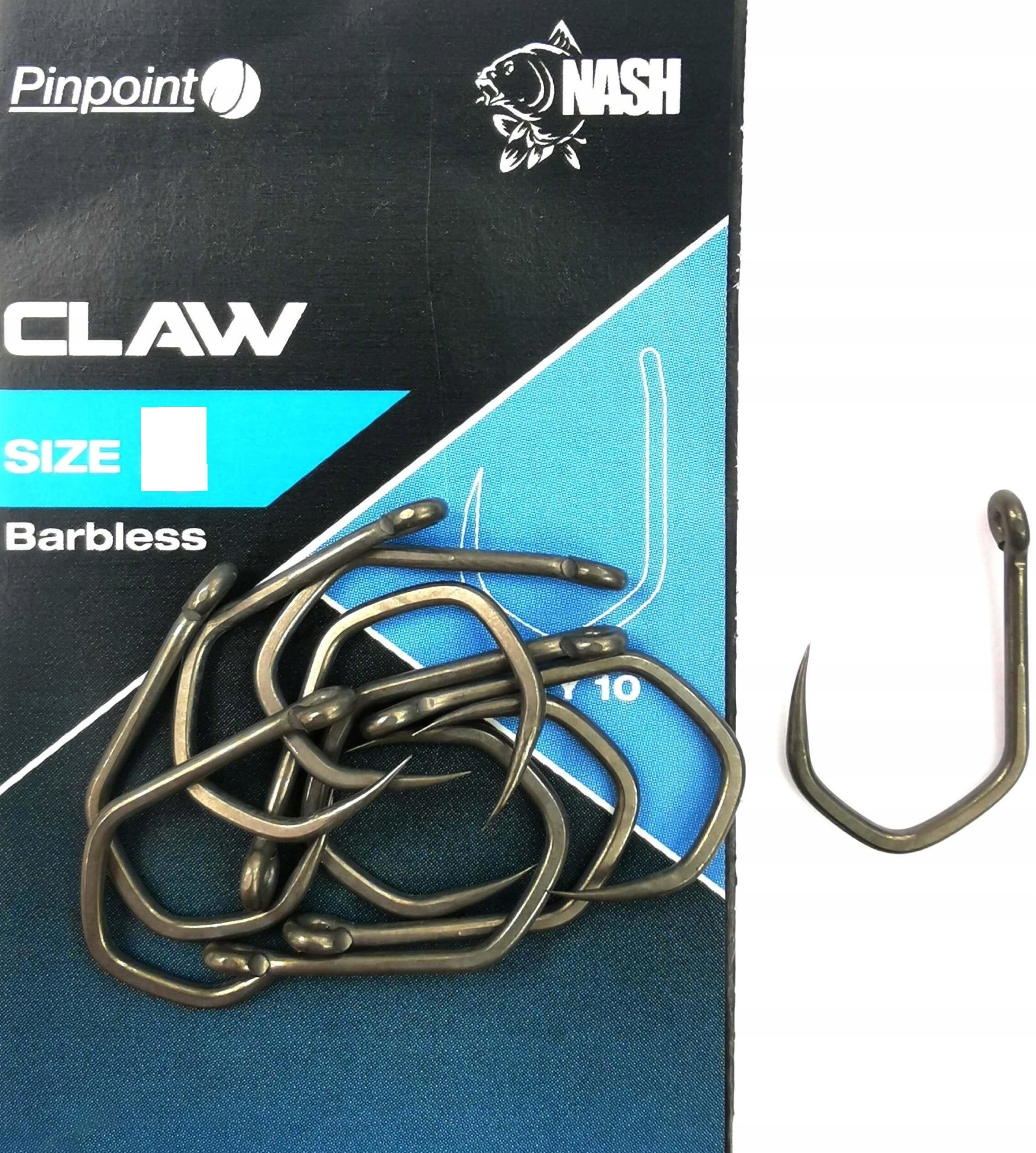 

Haczyki Nash Karpiowe Claw Size 4 Barbless