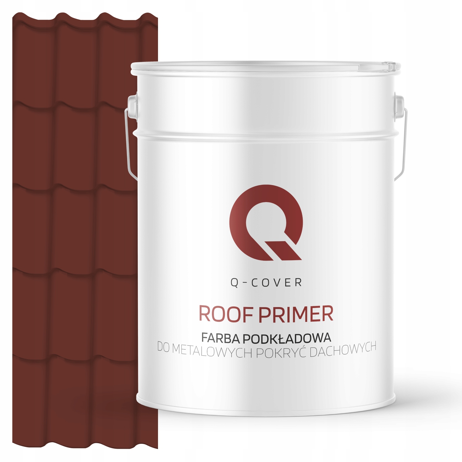 Základní barva na Barva střechy, červenohnědá, Ral 8012, 10 l, matná