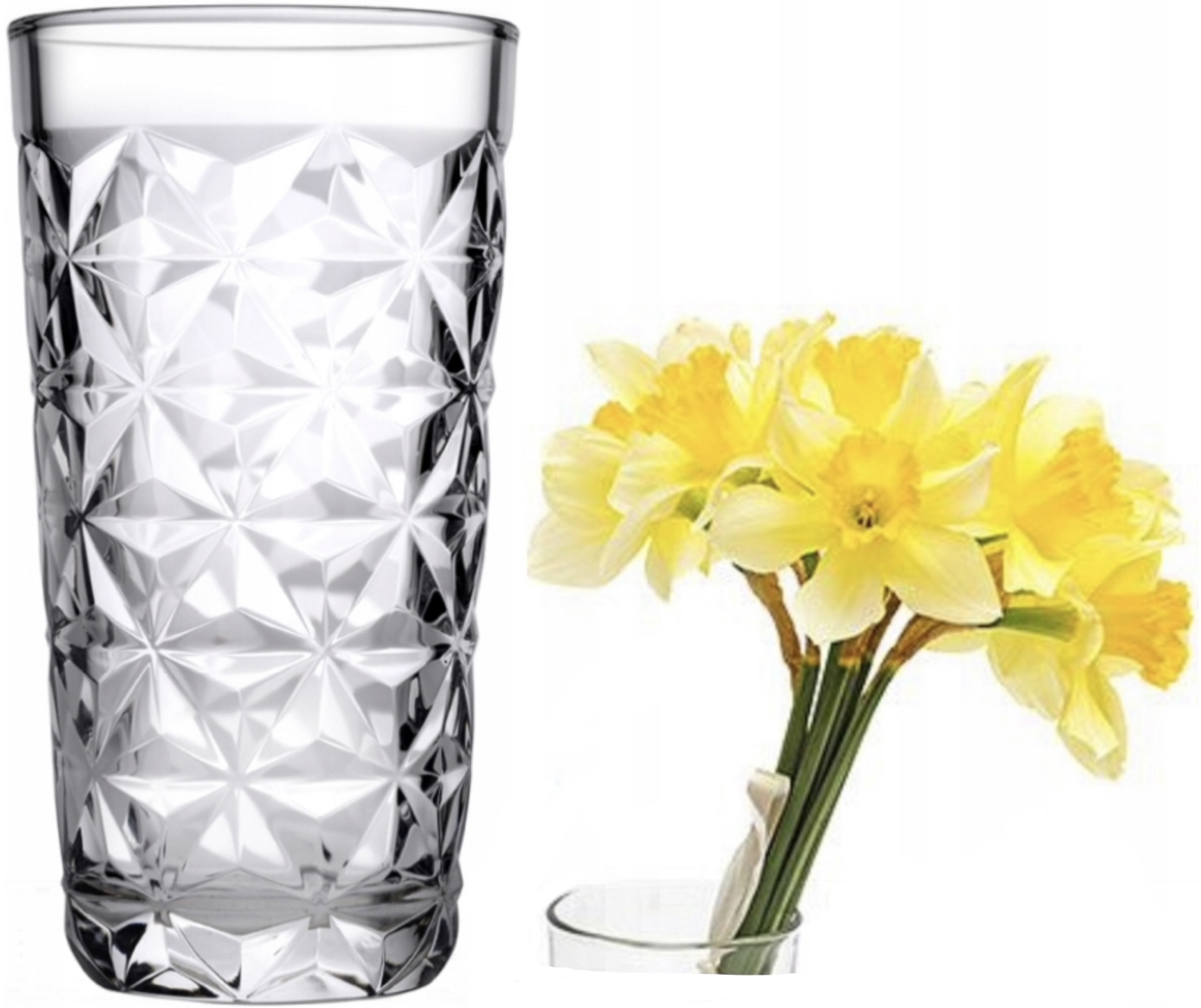 

Wazon Flakon Szklany Wazonik Szkło Na Kwiaty 15cm