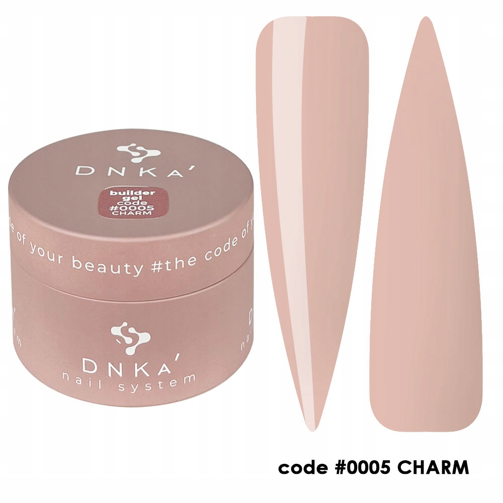 DNKa’ Builder Gel #0005 Charm, 30 ml żel budujący naturalny beżowy