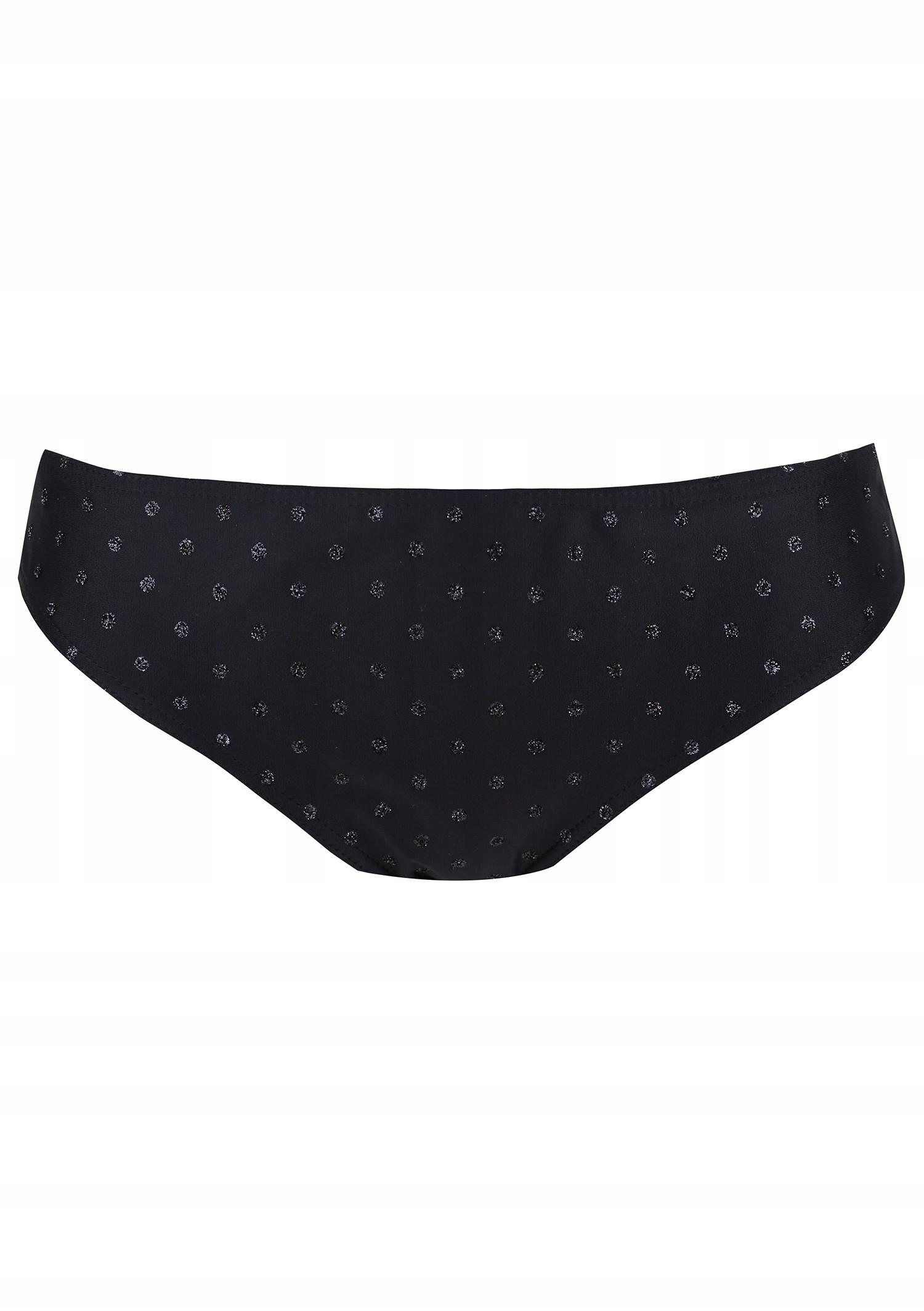 

Figi kąpielowe w brokatowe groszki Black Stone 36