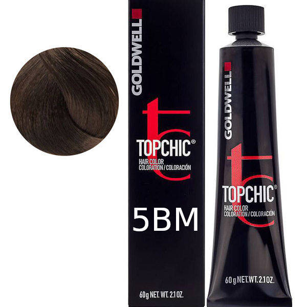 Topchic Farba 5BM Wyrafinowany Matowy Średni Brąz