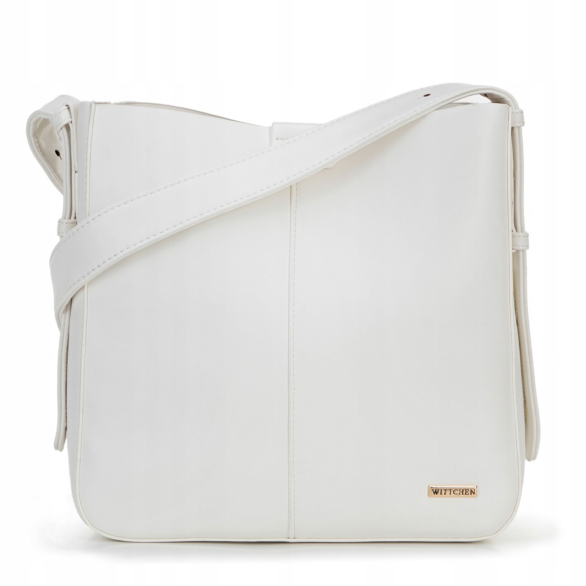 Béžová kabelka typu vak z ekokůže Wittchen 100-4Y-212-9 s pouzdrem elegantní