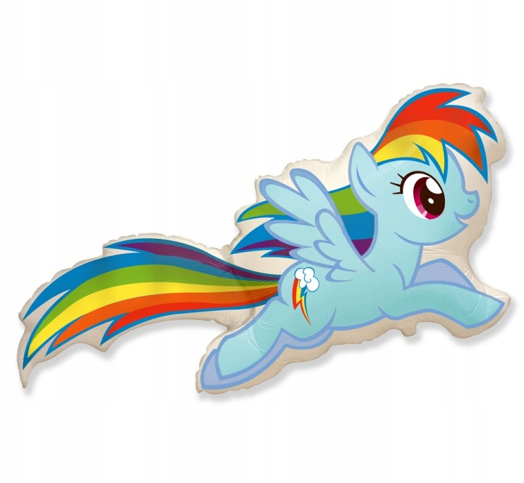 

Balon foliowy 24 cali, Kucyk Rainbow Dash